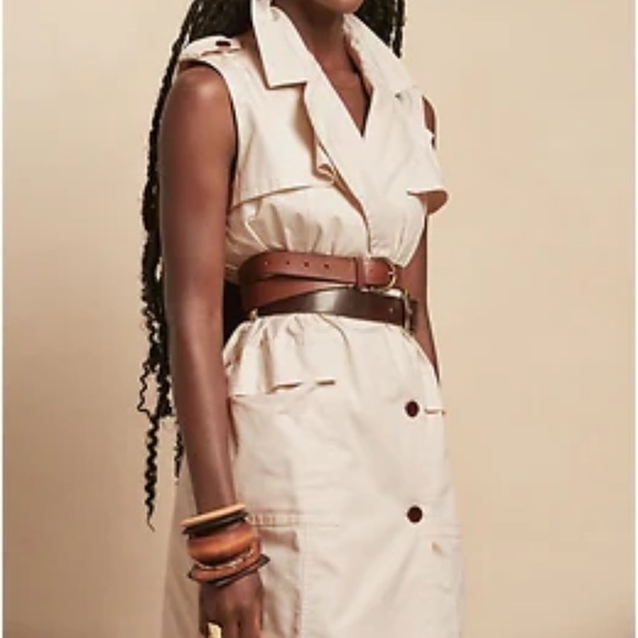 Banana Republic Trench Dress- NWT! - Picture 5 of 12